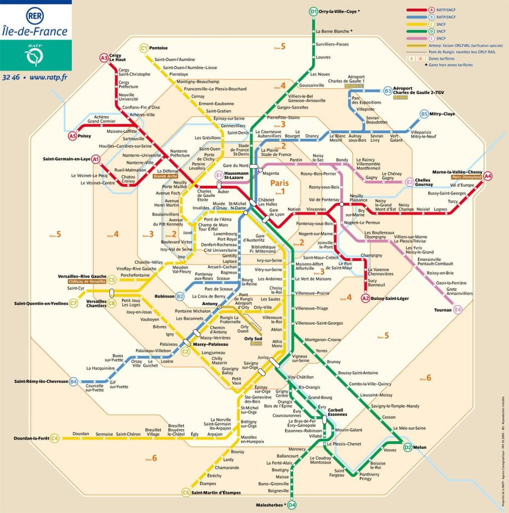 Paris metro map - Magic Resonace